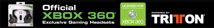 Officially licensed Xbox 360 headsets